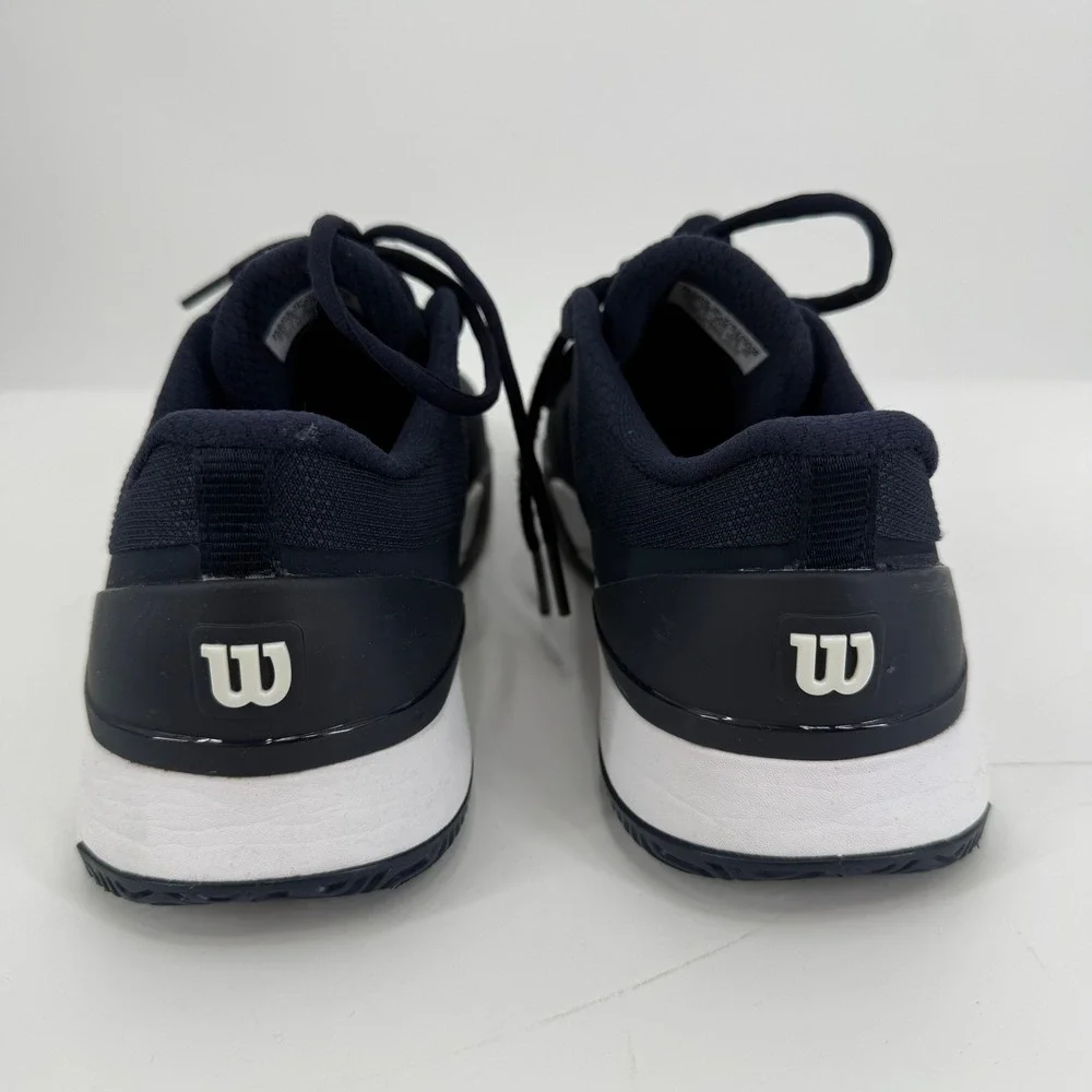 Wilson Rush Pro 4.0 Tennis Shoes Mens 9.5 Navy Blue Good WRS335920 Athletic